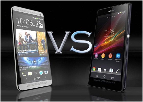 HTC one vs. Xperia Z