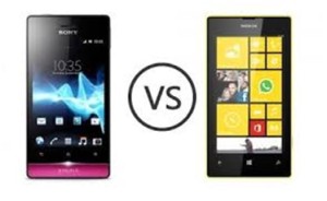 Sony Xperia Miro vs. Nokia Lumia 520