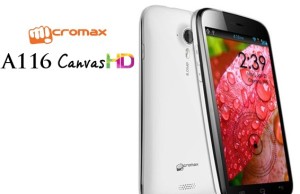 Micromax Canvas HD A116