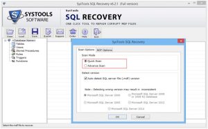 Different Scanning options
